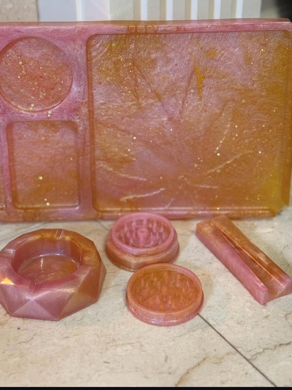 Rolling trays sets - Picture 2 of 3